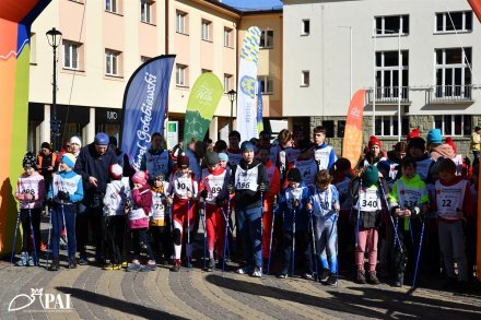 Zawody nordic walking w centrum Wisły